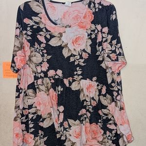 Babydoll Tunic - Plus Size